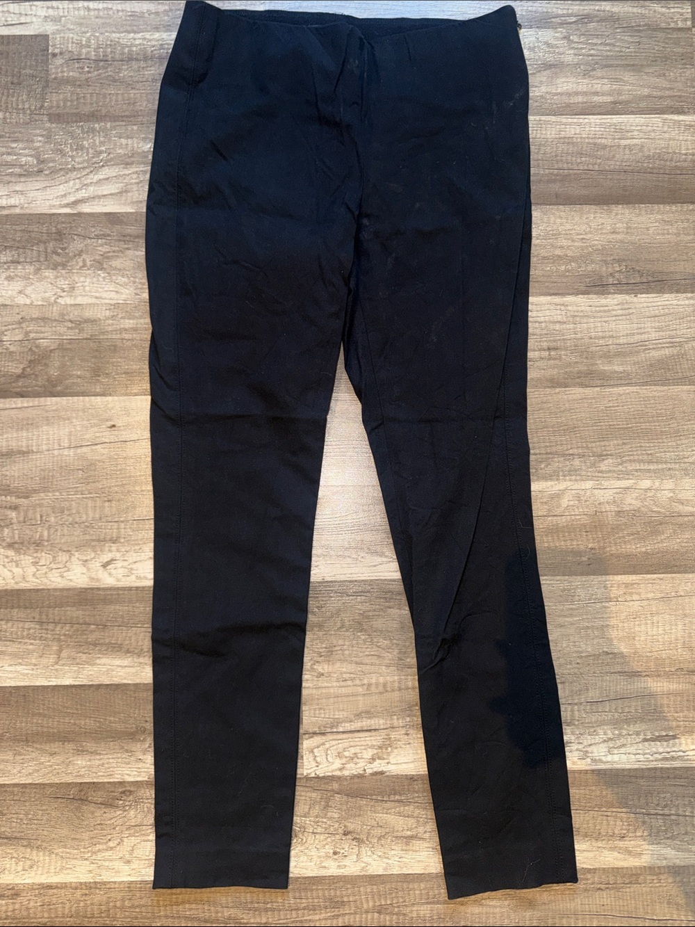 White House Black Market Black Skinny Leg Ponte Pants - 6